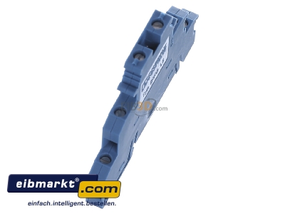 Ansicht oben links Phoenix Contact DIKD 1,5 BU Dreistock-Klemme blau 