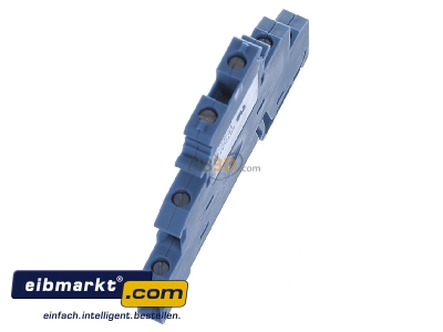 Ansicht oben rechts Phoenix Contact DIKD 1,5 BU Dreistock-Klemme blau 