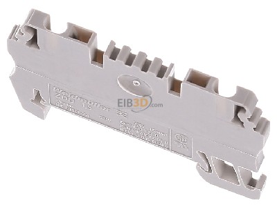 Ansicht oben hinten Weidmller ZDU 1.5 Durchgangsreihenklemme dunkelbeige 