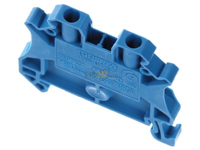 Top rear view Phoenix UT 2,5 BU Feed-through terminal block 5,2mm 24A 
