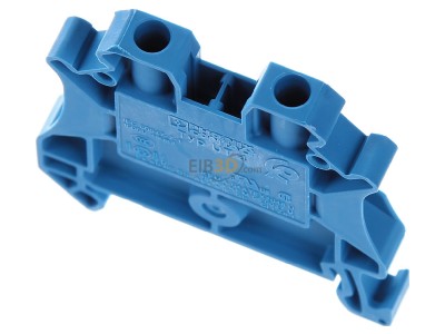 Top rear view Phoenix UT 4 BU Feed-through terminal block 6,2mm 32A 
