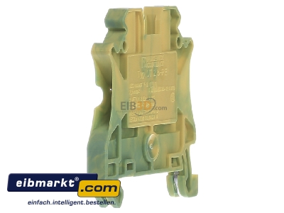 View on the right Phoenix Contact UT 2,5-PE Ground terminal block 1-p 5,2mm - 
