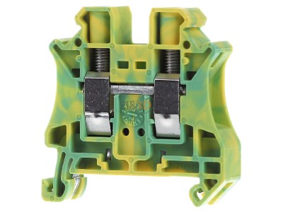 Front view Phoenix UT 10-PE Ground terminal block 1-p 10,2mm 
