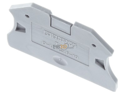 Top rear view Phoenix D-UT 2,5/10 End/partition plate for terminal block 
