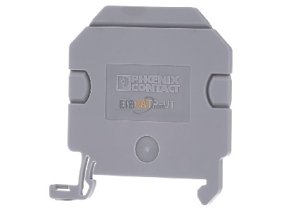 Front view Phoenix ATP-UT End/partition plate for terminal block 
