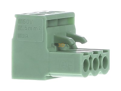 View on the right Phoenix MSTB 2,5/ 3-ST Cable connector for printed circuit 
