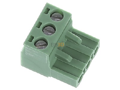 View top right Phoenix MSTB 2,5/ 3-ST Cable connector for printed circuit 
