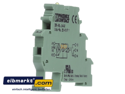View on the left Phoenix Contact DEK-REL- 24/I/1 Switching relay AC 24V DC 24V 3A
