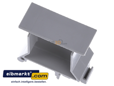 Top rear view Phoenix Contact UBE/D Label for terminal block 17mm grey 
