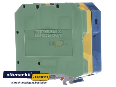 Front view Phoenix Contact UKH  50-PE/N Ground terminal block 1-p 40mm - UKH 50-PE/N
