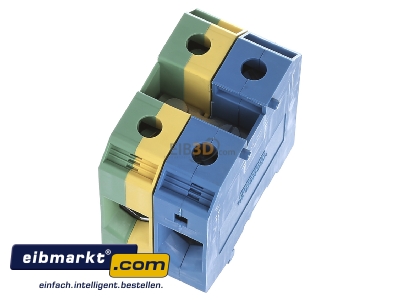 View top right Phoenix Contact UKH  50-PE/N Ground terminal block 1-p 40mm - UKH 50-PE/N
