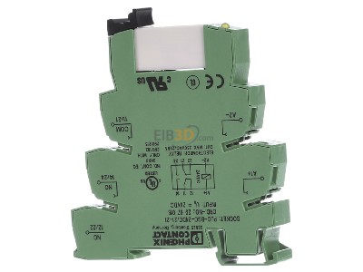 Front view Phoenix PLC-RSC-24DC/21-21AU Switching relay DC 24V 0,05A 
