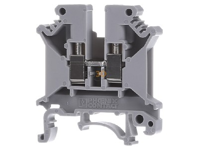 Front view Phoenix UK 5 N BU Feed-through terminal block 6,2mm 32A 
