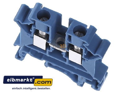 View up front Phoenix Contact UK  6 N BU Feed-through terminal block 8,2mm 57A
