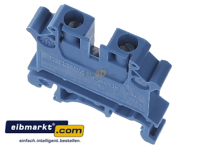 Top rear view Phoenix Contact UK  6 N BU Feed-through terminal block 8,2mm 57A
