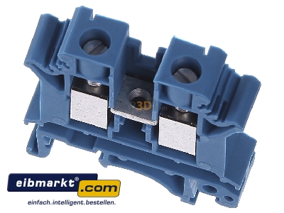 View up front Phoenix Contact UK 10 N BU Feed-through terminal block 10,2mm 76A
