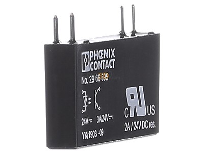 Ansicht links Phoenix OPT-24DC/ 24DC/ 2 Optokoppler 