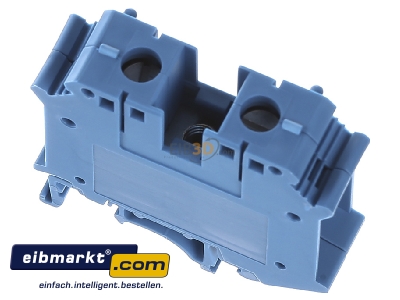 View up front Phoenix Contact UIK 35 BU Installation terminal block 15,2mm 115A 
