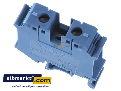 Top rear view Phoenix Contact UIK 35 BU Installation terminal block 15,2mm 115A 
