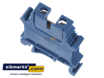 Top rear view Phoenix Contact UK 16 BU Feed-through terminal block 10,2mm 65A
