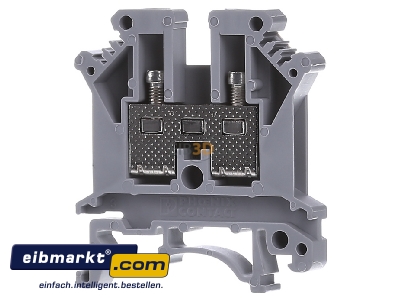 Front view Phoenix Contact UK  4 Feed-through terminal block 6,2mm 25A
