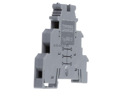 View on the left Phoenix DIKD 1,5-PV Sensor/actuator terminal block 3-p 6,2mm 
