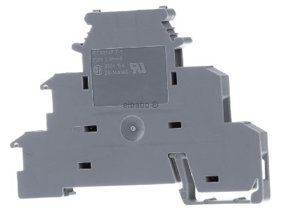 Back view Phoenix DIKD 1,5-PV Sensor/actuator terminal block 3-p 6,2mm 
