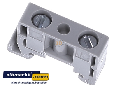 Top rear view Phoenix Contact E/MK 1 End bracket for terminal block screwable - 
