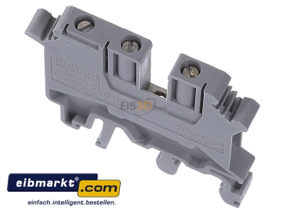 Ansicht oben hinten Phoenix Contact UK  5-TWIN Zwillingsklemme 0,2-4qmm B=6,2mm gr 