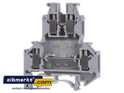 Front view Phoenix Contact 2774017 Feed-through terminal block 6,2mm 32A
