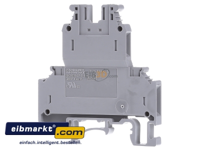 Back view Phoenix Contact 2774017 Feed-through terminal block 6,2mm 32A
