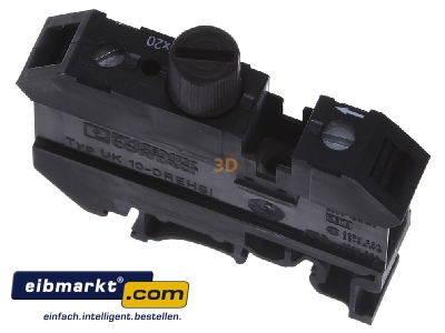 Ansicht oben hinten Phoenix Contact UK 10-DREHSI (5X20) Sicherungsreihenklemme 5x20, 10A, 250V 