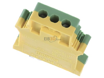 Top rear view Phoenix UISLKG 16 Ground terminal block 1-p 12mm 
