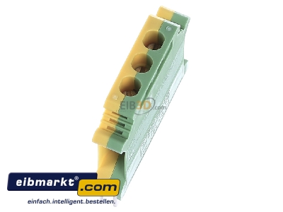 View top right Phoenix Contact USLKG 10 Ground terminal block 1-p 8,2mm - 
