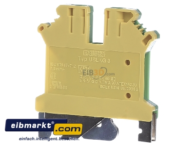 Ansicht hinten Phoenix Contact USLKG 3 Schutzleiterklemme 