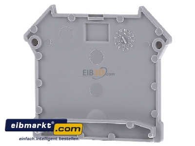 Front view Phoenix Contact D-UK  4/10 End/partition plate for terminal block
