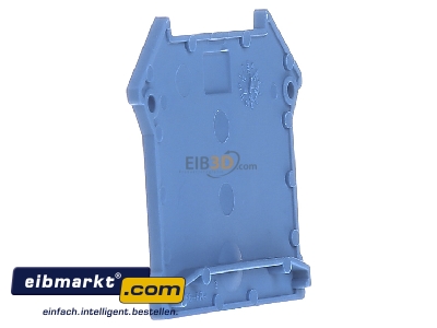 View on the left Phoenix Contact D-UK  4/10 BU End/partition plate for terminal block
