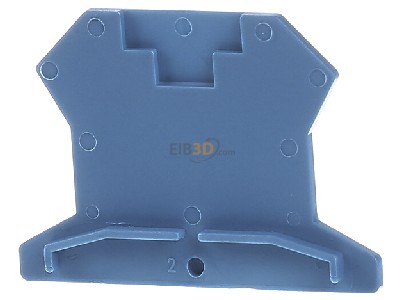 Back view Phoenix D-UK 2,5 BU End/partition plate for terminal block 
