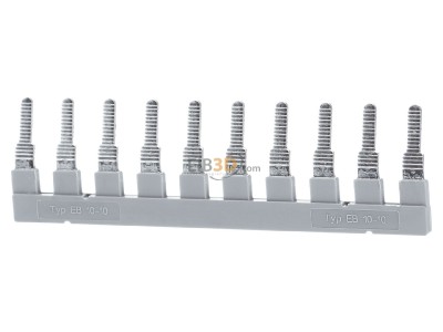 Front view Phoenix EB 10-10 Cross-connector for terminal block 10-p 
