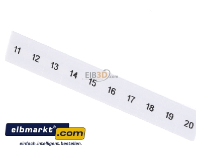 Ansicht oben vorne Phoenix Contact ZB 6,lgs:11-20 Zackband 