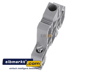 View top left Phoenix Contact E/UK 1 End bracket for terminal block screwable - 
