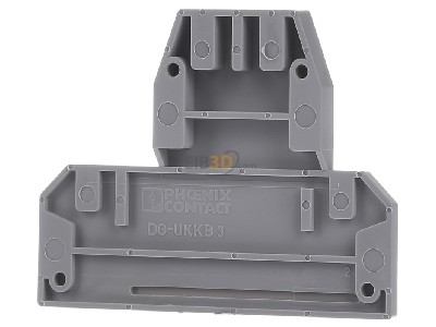 Front view Phoenix DG-UKKB 3/ 5 End/partition plate for terminal block 
