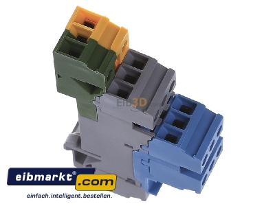 Ansicht oben links ABB Stotz S&J D4/6 LNTP2 Klemme 