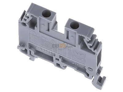 Top rear view ABB M 4/6 gr Feed-through terminal block 6mm 32A 
