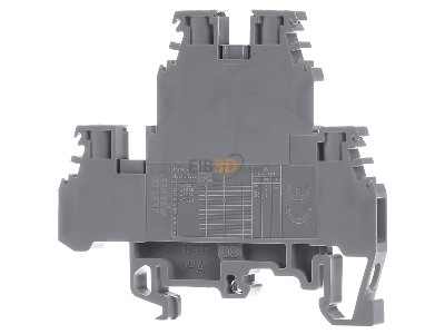 Back view ABB M 4/6.D2 gr Feed-through terminal block 6mm 32A 
