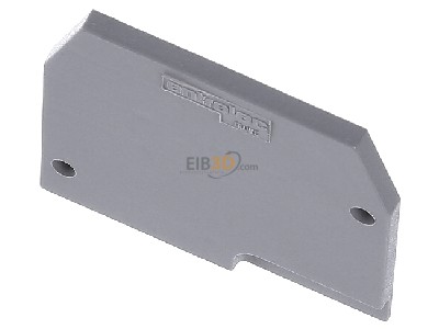 View up front ABB 1SNA118368R1600 End/partition plate for terminal block 
