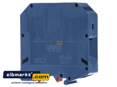 Frontansicht Phoenix Contact UKH  95 BU Klemme UKH 95 BU