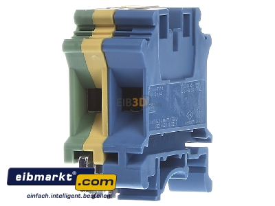 View on the right Phoenix Contact UK 10 N-PE/N Ground terminal block 1-p 20,4mm 
