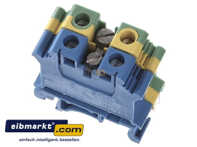 Top rear view Phoenix Contact UK 10 N-PE/N Ground terminal block 1-p 20,4mm 
