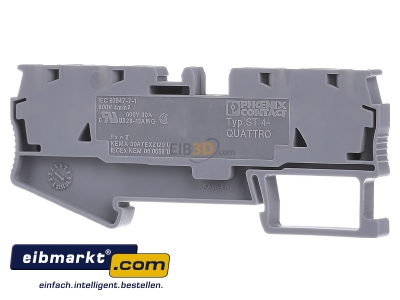 Ansicht hinten Phoenix Contact ST 4-QUATTRO Durchgangsklemme 0,08-6qmm B=6,2m gr 